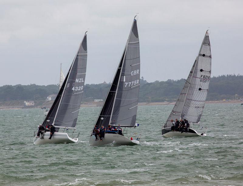 Quarter Tonners on Cowes Week day 2 photo copyright Martin Augustus / www.sailingimages.co.uk taken at Cowes Combined Clubs and featuring the Quarter Tonner class