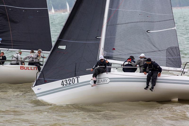 Quarter Tonners on Cowes Week day 2 photo copyright Martin Augustus / www.sailingimages.co.uk taken at Cowes Combined Clubs and featuring the Quarter Tonner class