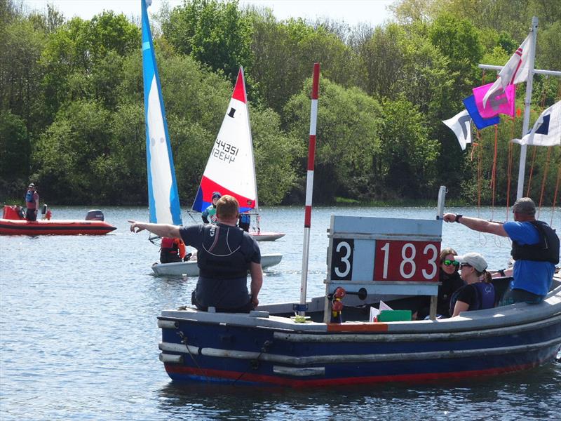 FM Sailing Northamptonshire Youth Series leg 2 at Middle Nene photo copyright MNSC taken at Middle Nene Sailing Club and featuring the Race Committee class