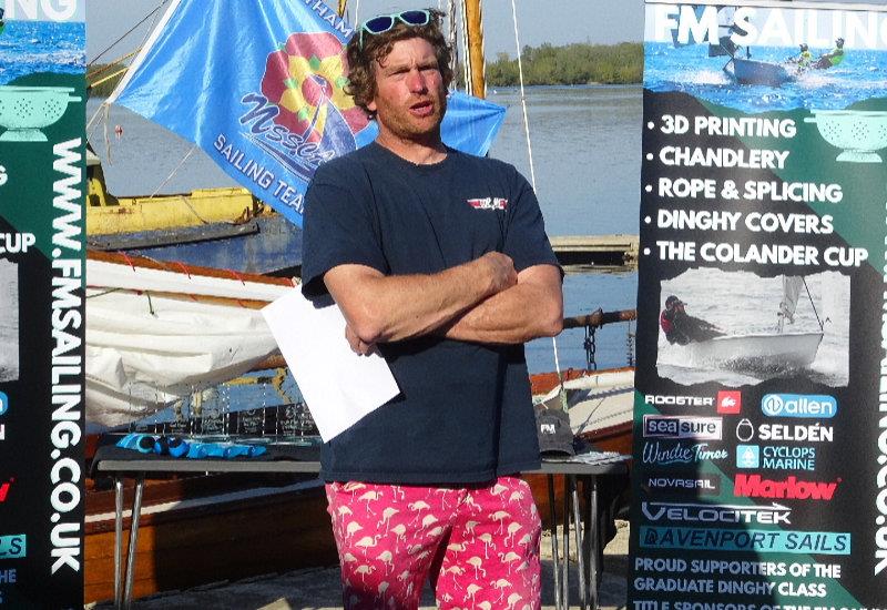 Mark Greer, Director of Events - FM Sailing Northamptonshire Youth Series leg 2 at Middle Nene photo copyright MNSC taken at Middle Nene Sailing Club and featuring the Race Committee class