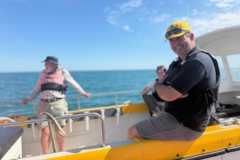 SSC Committe Boat watching over the fleet - Silver Tiller at Shoreham photo copyright Rob Rattray taken at Shoreham Sailing Club and featuring the Race Committee class
