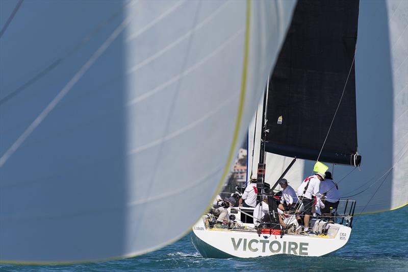 Victoire and a white bag... Airlie Beach Race Week photo copyright Andrea Francolini taken at Whitsunday Sailing Club and featuring the  class