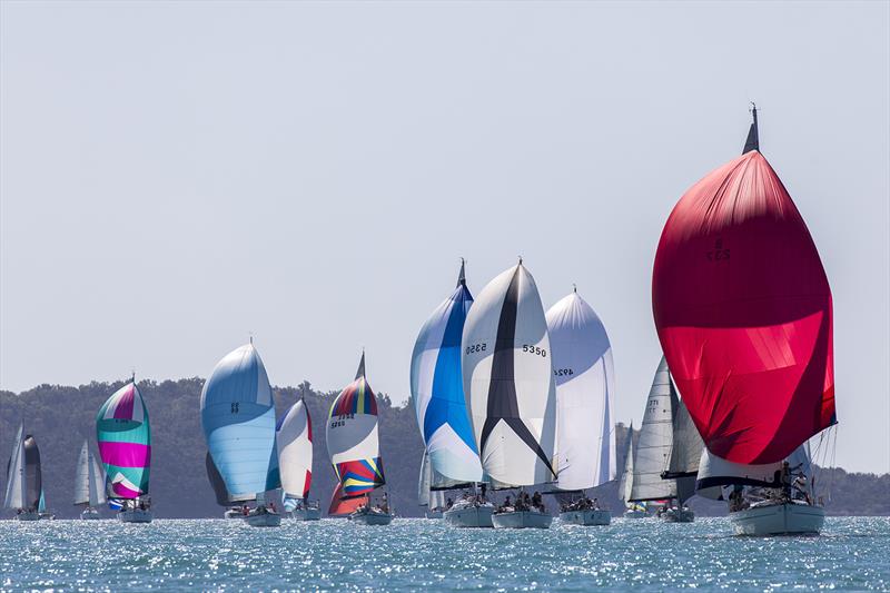 There is a God. The symmetrical bags light up in full technicolour. Thank you! Thank you! Thank you! Airlie Beach Race Week - photo © Andrea Francolini