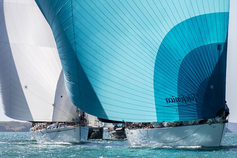 Dream tails Bumblebee IV with that huge cyan bag. Airlie Beach Race Week - photo © Andrea Francolini