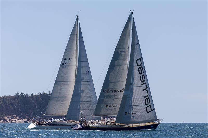 Pilgrim ahead of Dream Catcher III and the slightest angle of heel, so that's good photo copyright Andrea Francolini taken at Townsville Yacht Club and featuring the  class