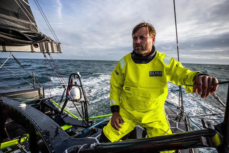 Alex Thomson on board Hugo Boss. - photo © Alex Thomson Racing