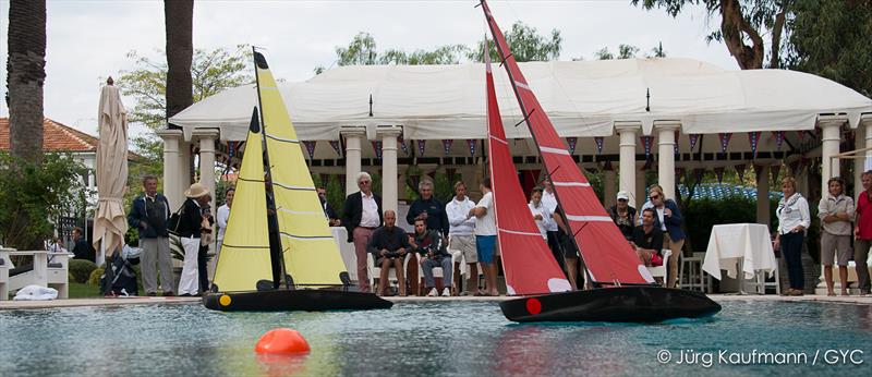 Match racing event with radio controlled models substitutes for Centenary Trophy photo copyright J'rg Kaufmann / www.go4image.com taken at  and featuring the Radio Sailing class