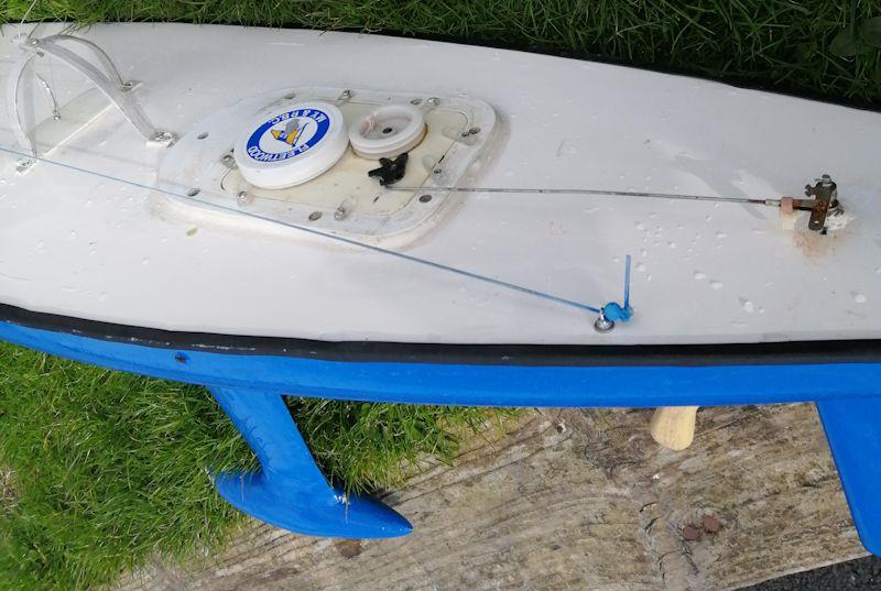 The 1970s RC Mustang belonging to Fleetwood Model Yacht Club photo copyright Tony Wilson taken at Fleetwood Model Yacht Club and featuring the Radio Sailing class