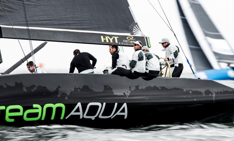 Team Aqua during the RC44 Marstrand Cup match racing photo copyright Pedro Martinez / Martinez Studio taken at  and featuring the RC44 class
