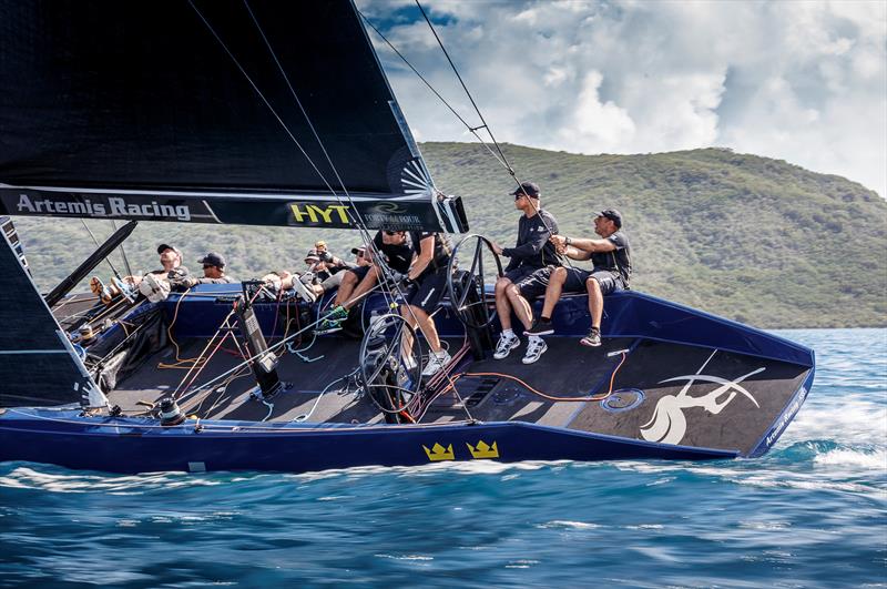 Artemis Racing won today's first two races on day 2 of the RC44 Virgin Gorda Cup fleet racing photo copyright Nico Martinez / www.MartinezStudio.es taken at  and featuring the RC44 class