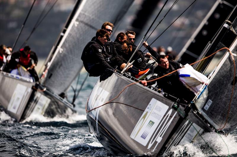 BlackWater Sailing Team at the RC44 World Championship Marina de Sotogrande - photo © Pedro Martinez / Martinez Studio