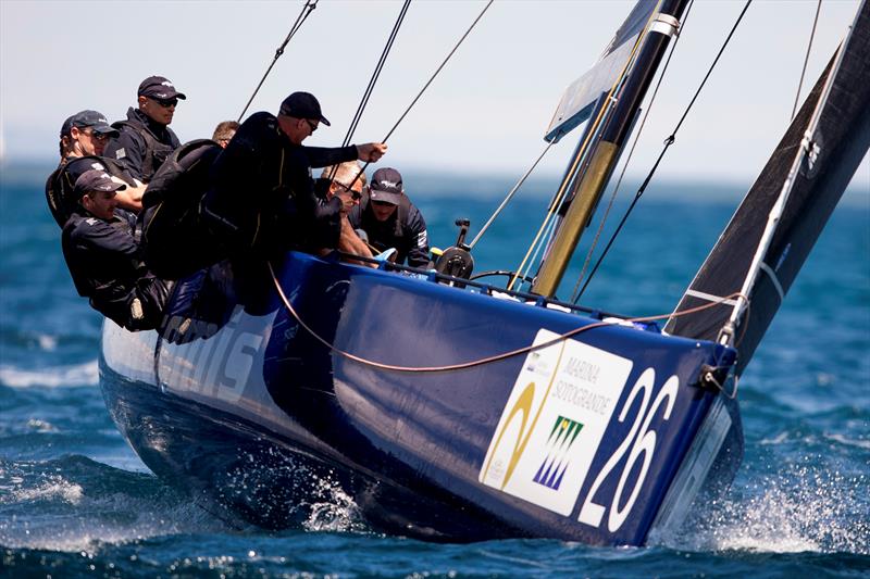 Artemis Racing won race three on day 4 at the RC44 World Championship Marina de Sotogrande - photo © Pedro Martinez / Martinez Studio