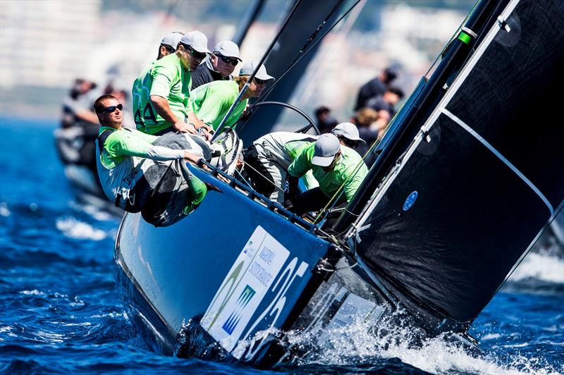 Team Aqua at the RC44 World Championship Marina de Sotogrande photo copyright Pedro Martinez / Martinez Studio taken at Sotogrande Yacht Club and featuring the RC44 class