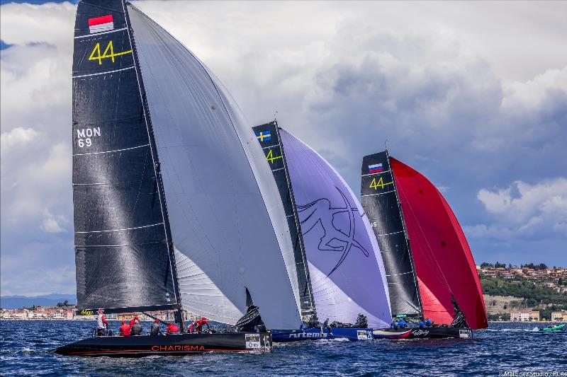 44Cup Portorož day 1 photo copyright Martinez Studio / RC44 Class taken at  and featuring the RC44 class