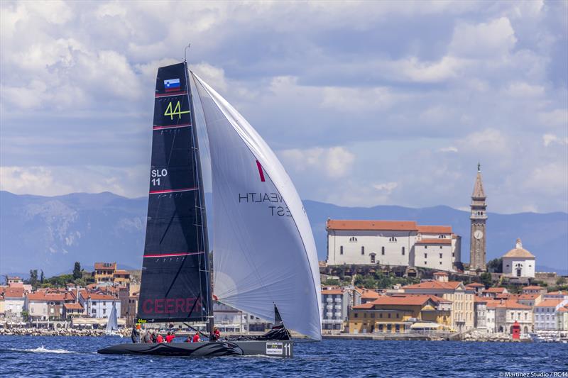 44Cup Portorož day 1 photo copyright Martinez Studio / RC44 Class taken at  and featuring the RC44 class