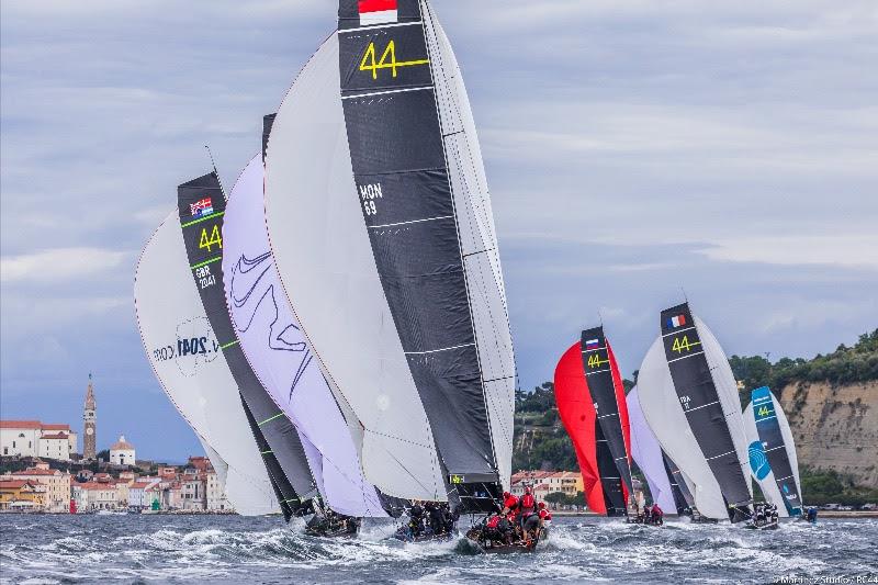 44Cup Portorož day 3 photo copyright Martinez Studio / RC44 Class taken at  and featuring the RC44 class