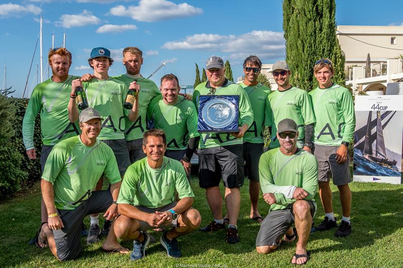 Team Aqua win the 11th RC44 World Championship at Scarlino photo copyright Martinez Studio / RC44 Class taken at  and featuring the RC44 class