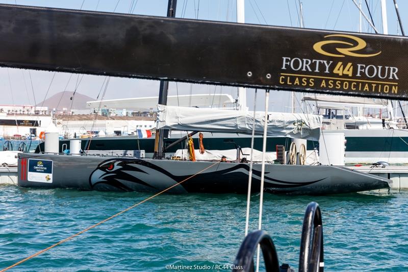 Fresh branding on Team CEEREF – RC44 Calero Marinas Cup photo copyright Nico Martinez / Martinez Studio / RC44 Class taken at  and featuring the RC44 class