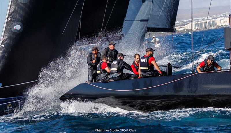 Wet ride on Nico Poons' Charisma - 2018 RC44 Calero Marinas Cup - photo © www.MartinezStudio.es