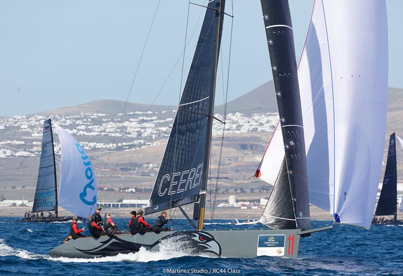 Igor Lah's Team CEEREF recovered to claim third overall - 2018 RC44 Calero Marinas Cup photo copyright www.MartinezStudio.es taken at  and featuring the RC44 class