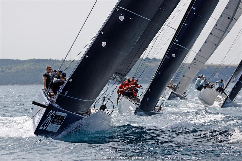 Artemis Racing was joint top scoring boat of the day - 2018 RC44 Portorož Cup - Day 2 photo copyright Nico Martinez / www.MartinezStudio.es taken at Yacht Club Marina Portorož and featuring the RC44 class