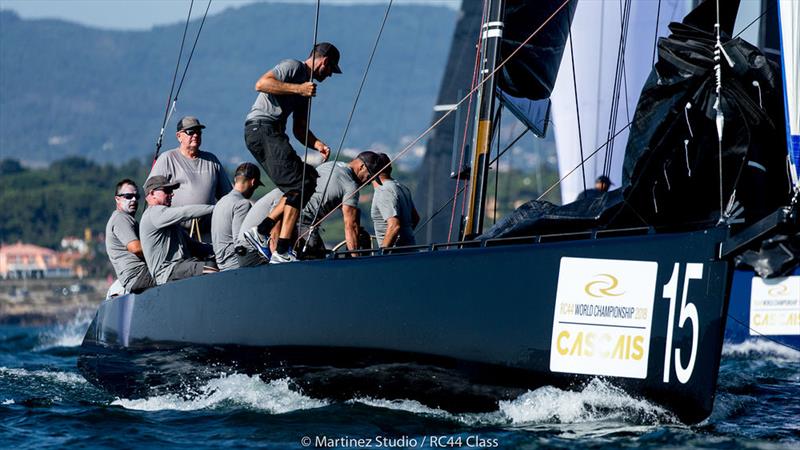 Nico Poons' Charisma currently tops the leaderboard but only by a point from Team CEEREF, with the top five separated by six points photo copyright Pedro Martinez / Martinez Studio taken at  and featuring the RC44 class