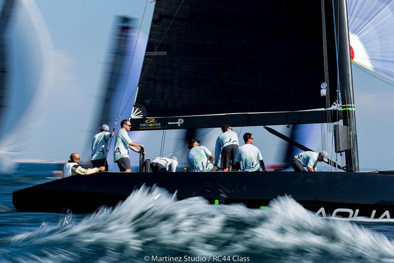 Team Aqua at pace - 2018 RC44 World Championship photo copyright Pedro Martinez / Martinez Studio taken at  and featuring the RC44 class