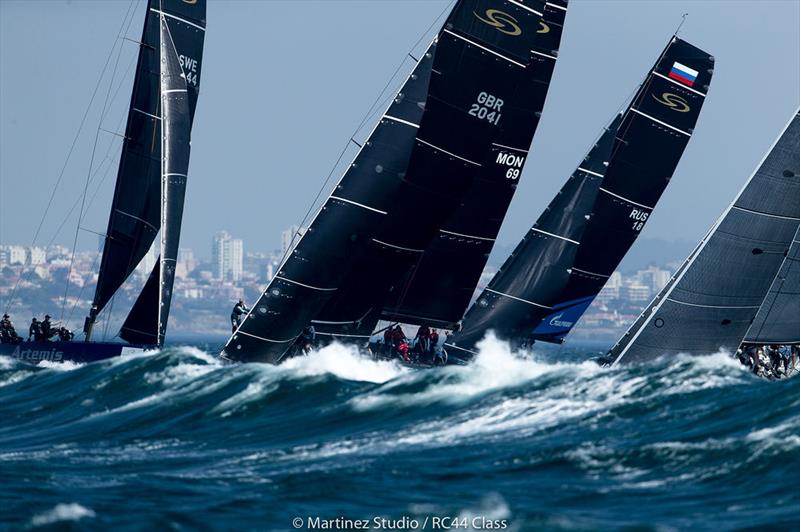 Wavey windy conditions for day two of the 2018 RC44 World Championship  - photo © Pedro Martinez / Martinez Studio