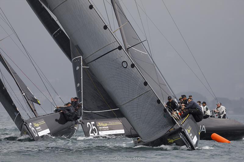 Team Nika had a fine first day with new tactician Tom Slingsby - 2019 44Cup Porto Montenegro photo copyright MartinezStudio.es taken at Porto Montenegro Yacht Club and featuring the RC44 class