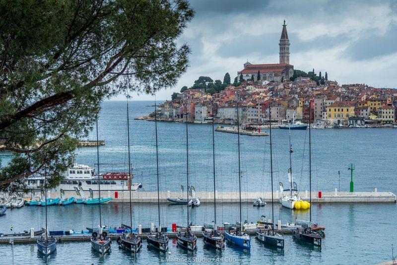 The 44Cup fleet in front of Rovinj old town - Adris 44Cup Rovinj - photo © Nico Martinez / MartinezStudio