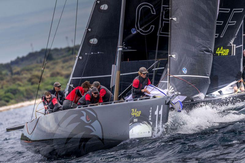 Local heroes Team CEEREF led going into the Adris 44Cup Rovinj and won today's one race photo copyright MartinezStudio.es taken at  and featuring the RC44 class