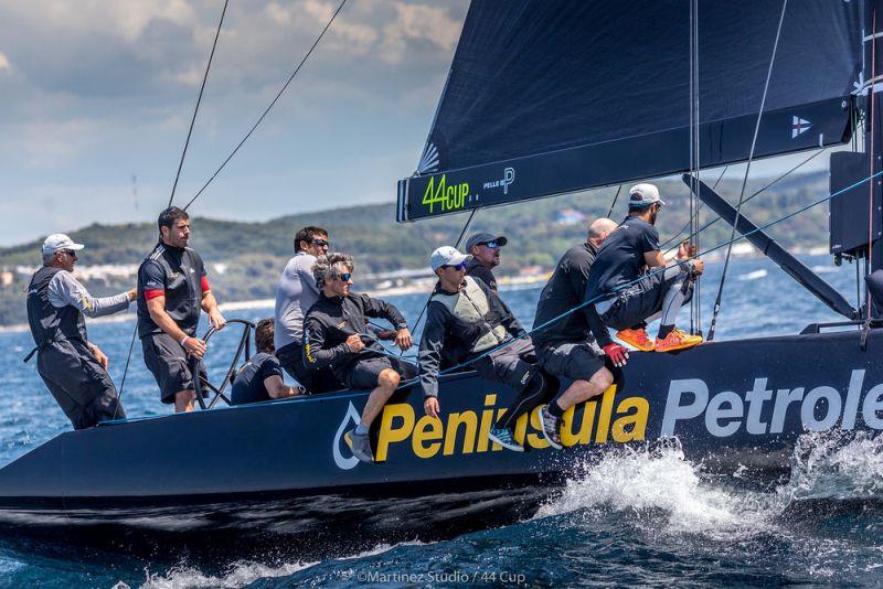 Peninsula Petroleum has been on the ascent scoring a 5-2-1 today - Adris 44Cup Rovinj, Day 3 photo copyright MartinezStudio.es taken at  and featuring the RC44 class