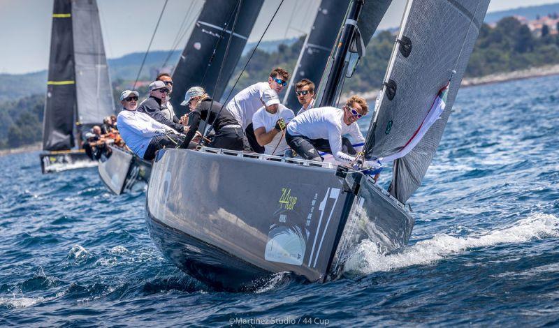Aleph Racing is leading a 44Cup event for the first time ever - Adris 44Cup Rovinj, Day 3 photo copyright MartinezStudio.es taken at  and featuring the RC44 class