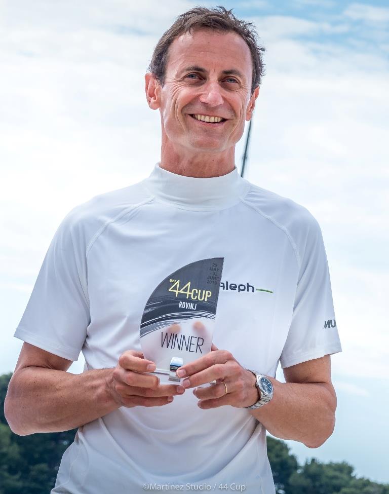 A beaming Hugues Lepic - Adris 44Cup Rovinj - photo © Nico Martinez / www.MartinezStudio.es