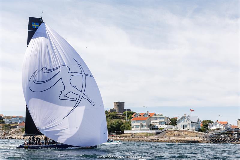 Artemis Racing crossing the finish line off Marstrand 2018 photo copyright MartinezStudio.es taken at Royal Gothenburg Yacht Club and featuring the RC44 class
