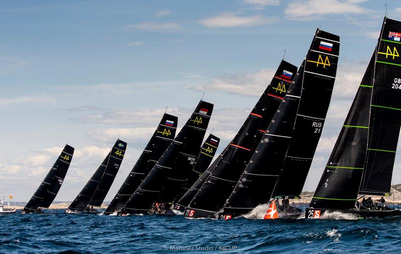 Day 1 - 44Cup Marstrand World Championship 2019 photo copyright Pedro Martinez / Martinez Studio taken at  and featuring the RC44 class