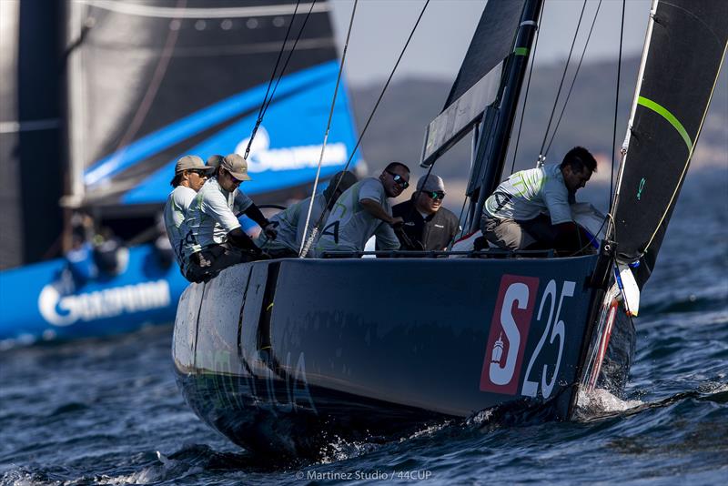 Star performer of day three - Chris Bake's Team Aqua - 44Cup World Championship photo copyright Pedro Martinez / Martinez Studio taken at  and featuring the RC44 class