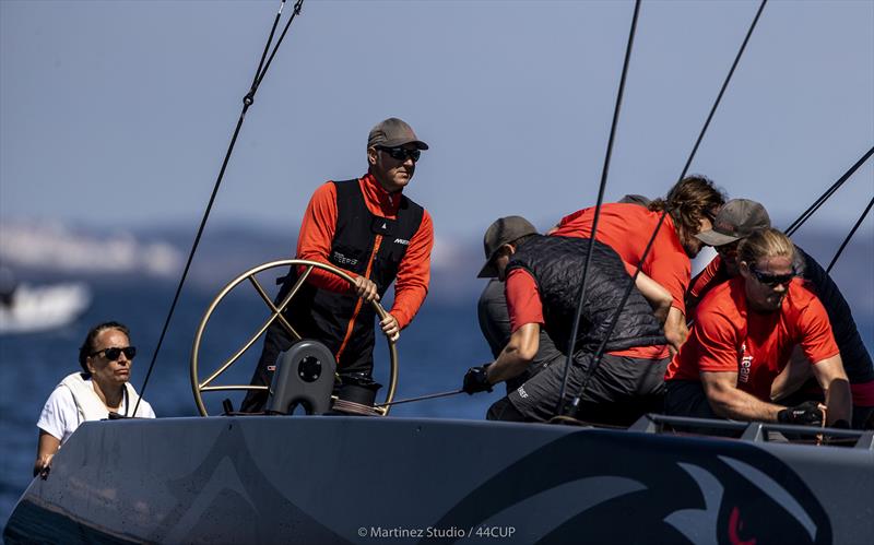 Igor Lah and Team CEEREF had a much improved day, leaping from eighth to second place overall - 44Cup World Championship photo copyright Pedro Martinez / Martinez Studio taken at  and featuring the RC44 class