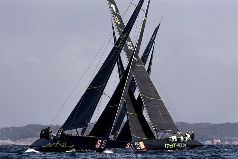 Team Nika en route to winning today's second race - 44Cup World Championship 2019 photo copyright Pedro Martinez / Martinez Studio taken at  and featuring the RC44 class