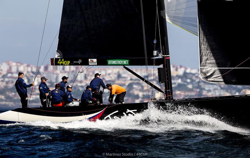 After two disappointing races, Tavatuy Sailing Team claimed the third in emphatic style - 44Cup Cascais - photo © Pedro Martinez / Martinez Studio