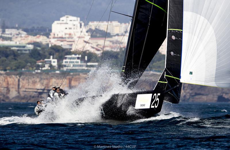 Team Aqua does the full submarine during today's final race - 44Cup Cascais - photo © Pedro Martinez / Martinez Studio