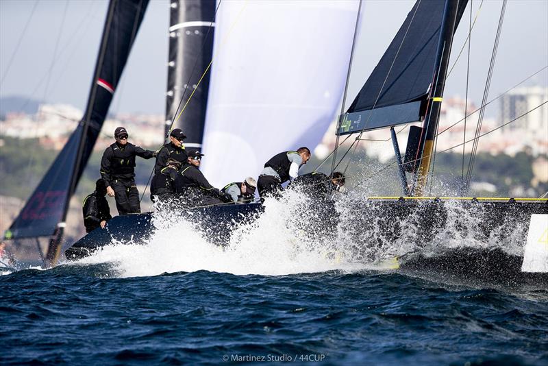 Team Nika was strongly on the assent today, winning the final race on the final run - 44Cup Cascais photo copyright Pedro Martinez / Martinez Studio taken at Porto Montenegro Yacht Club and featuring the RC44 class