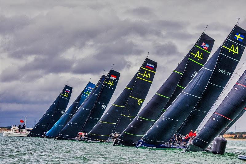 44Cup Cowes photo copyright Martinez Studio / RC44 Class taken at Royal Yacht Squadron and featuring the RC44 class
