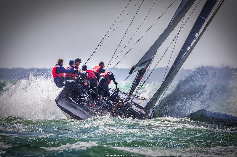 44Cup Cowes - Day 2 photo copyright Martinez Studio / RC44 Class taken at Royal Yacht Squadron and featuring the RC44 class