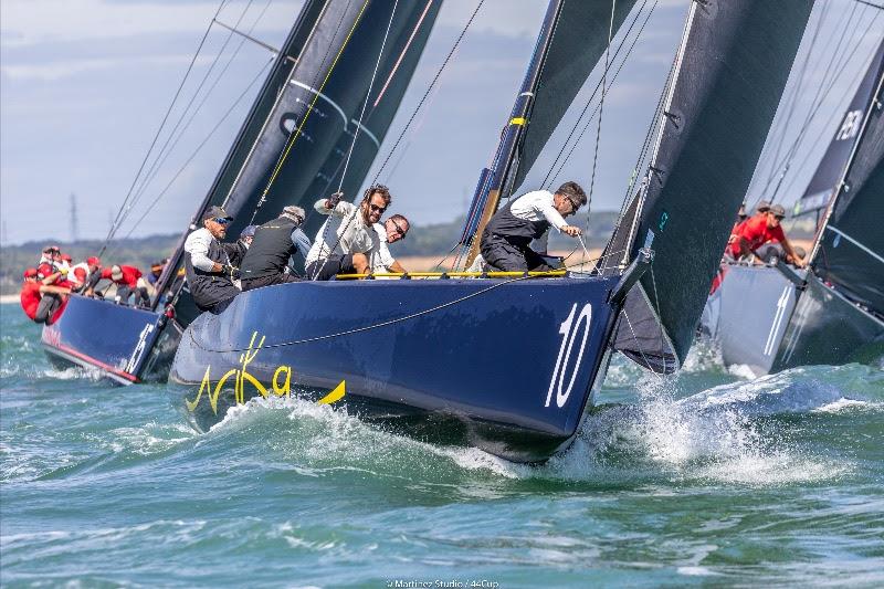 44Cup Cowes - Day 3 photo copyright Martinez Studio / RC44 Class taken at Royal Yacht Squadron and featuring the RC44 class