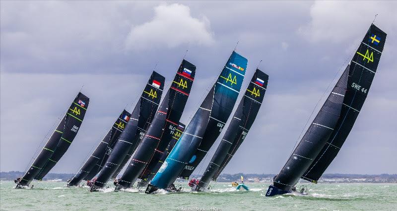44Cup Cowes - Final Day photo copyright Martinez Studio / RC44 Class taken at Royal Yacht Squadron and featuring the RC44 class