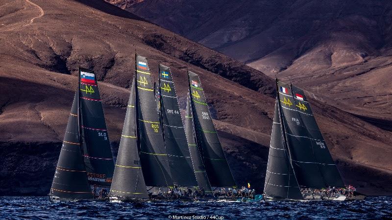 44Cup Calero Marinas Lanzarote - Day 2 photo copyright Martinez Studio  taken at  and featuring the RC44 class