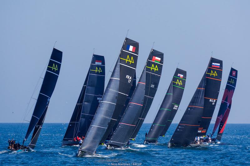 44Cup Oman Day 2 photo copyright Martinez Studio taken at Oman Sail and featuring the RC44 class