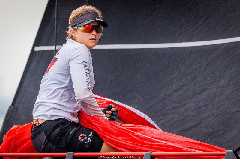 Celia Willison - from Kiwi Women's match racing champion to RC44 bow - 44Cup Oman - photo © Martinez Studio