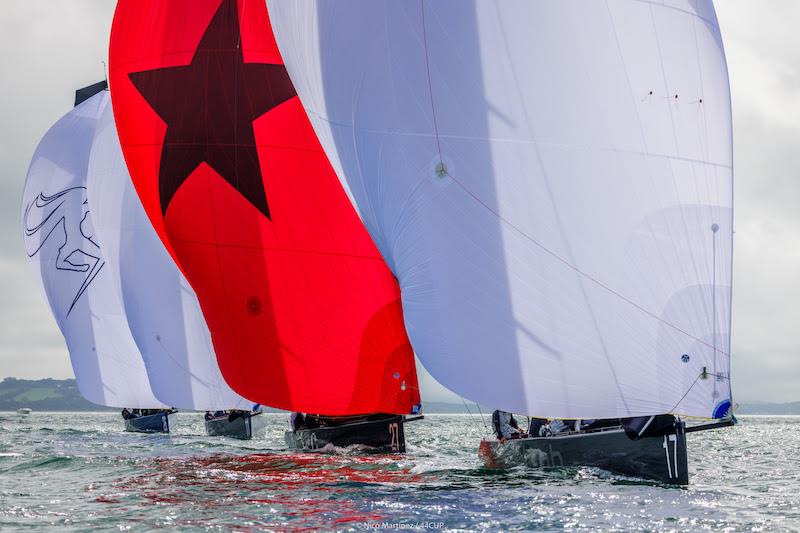 2023 44Cup Cowes World Championship - Day 2 photo copyright Nico Martinez taken at Royal Yacht Squadron and featuring the RC44 class